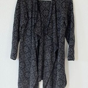 EUC Dale of Norway Wool Snowflake Open Front Sweater